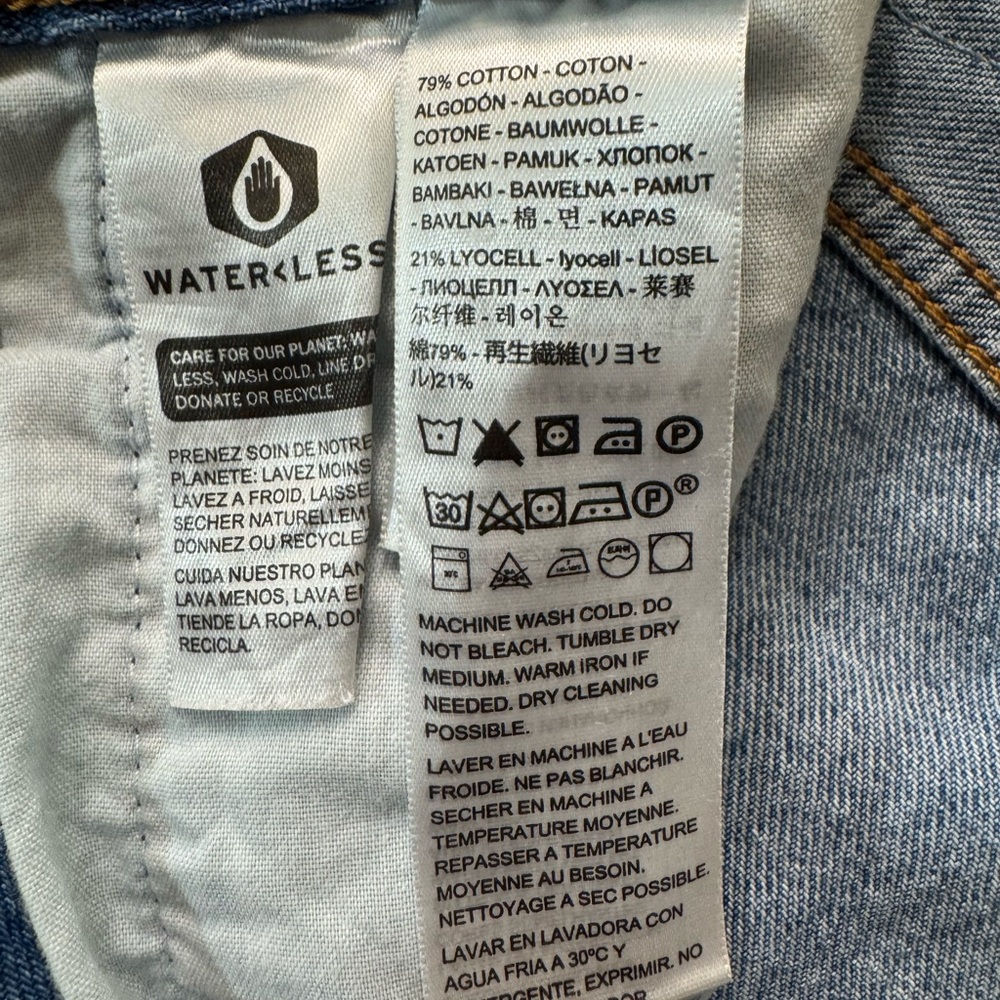 Levi's High Rise Denim Jeans in Blue - Size 24 - Picture 4 of 5